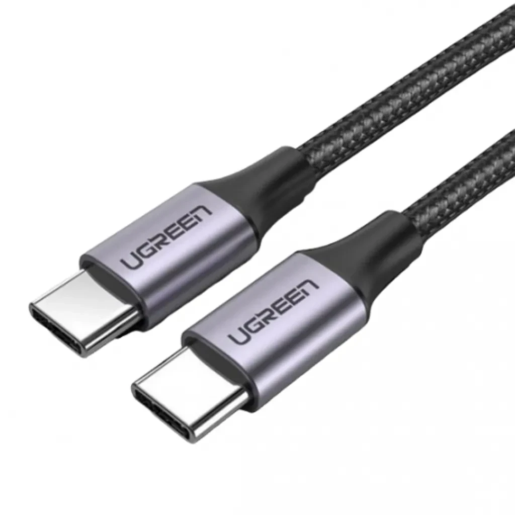 Cable USB-C 2.0 UGREEN 3A 1M Aluminio Gris US261