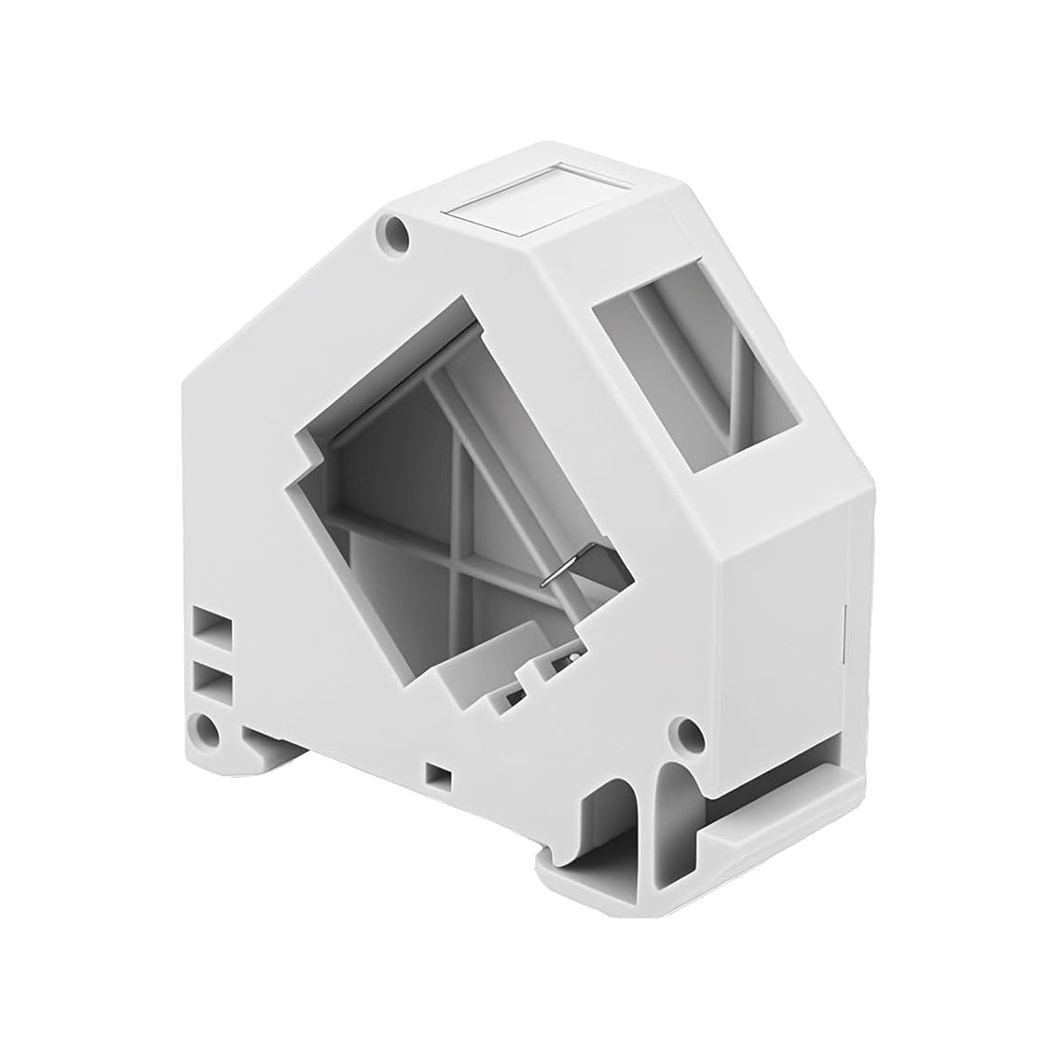 ADAPTADOR KEYSTONE PARA RIEL DIN 1P GRIS CON TAPA BDN-KRD1P