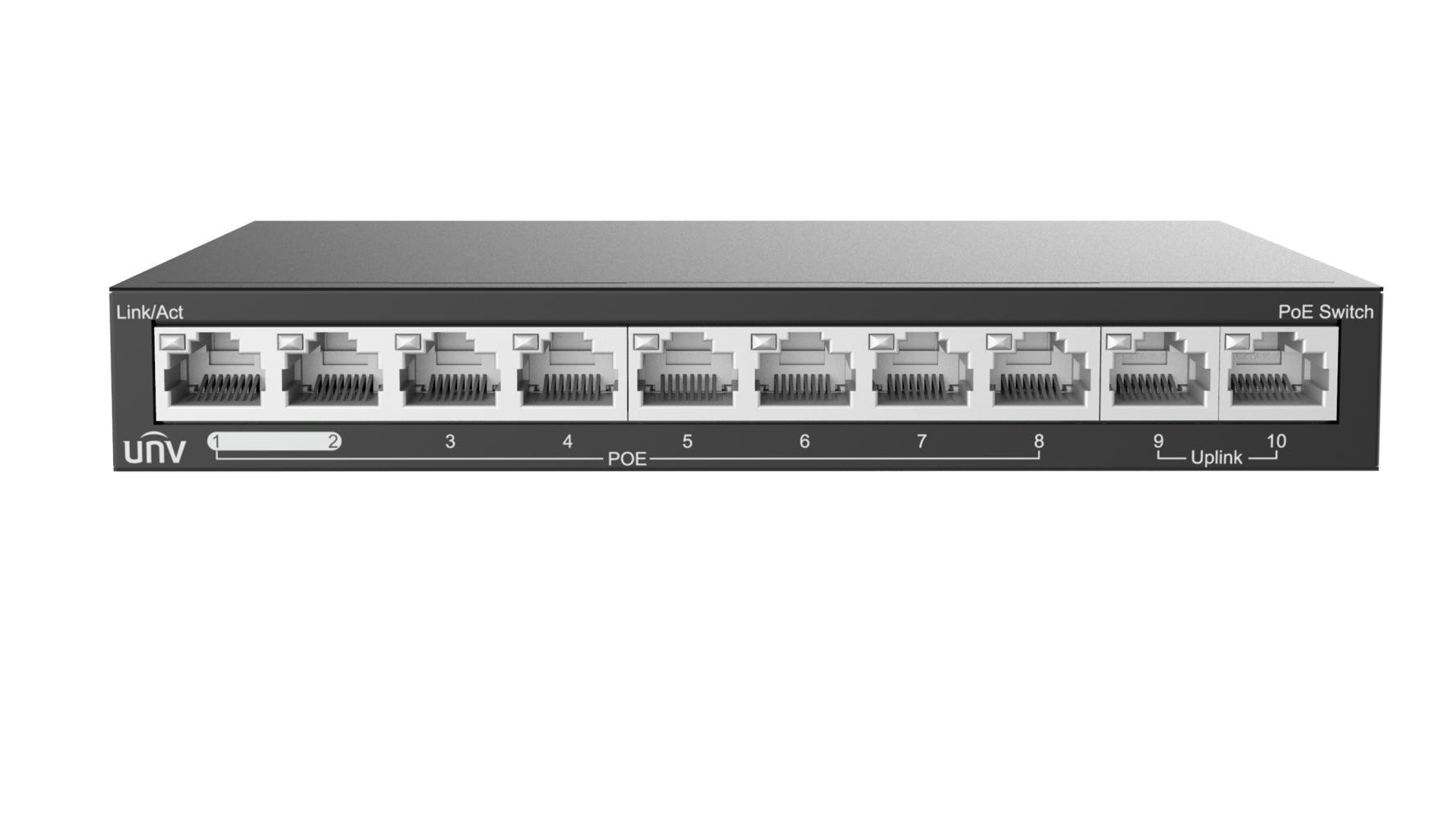 Switch Ethernet no administrado (PoE) NSW2020-10T-POE-IN Uniview