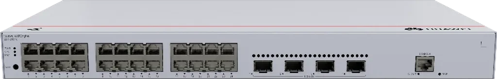 S310-24T4X. Switch Huawei eKit 24 puertos 10/100/1000Base-T 4 Puertos 10 GE SFP+ capacidad de conmutación de 128 Gbit/s capacidad de reenvió de paquetes de 95 Mpps para capa de agregación