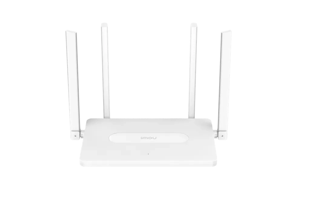 HR12F-B. Router Wifi Imou 1200Mbps soporta IPVT doble banda alcanza una velocidad de 300Mbps en 2.4GHz y 867 en 5GHz