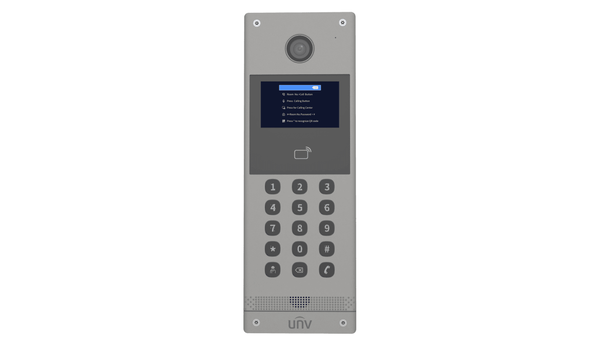 VIDEO PORTERO UNV OEU-301S-HMKA Estación iC Card Teclados Camara